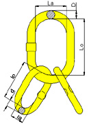 Clevis self locking hook - CLC type