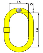 Clevis self locking hook - CLC type