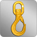 Swivel Sling Hook with Forged Latch - CEL Type