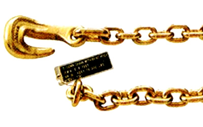 โซ่แรงงาน G80 (Chain with Clevis/Eye Grab Hook on Both End)