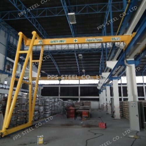 บริการออกแบบ งานติดตั้งเครน  เฟรม A